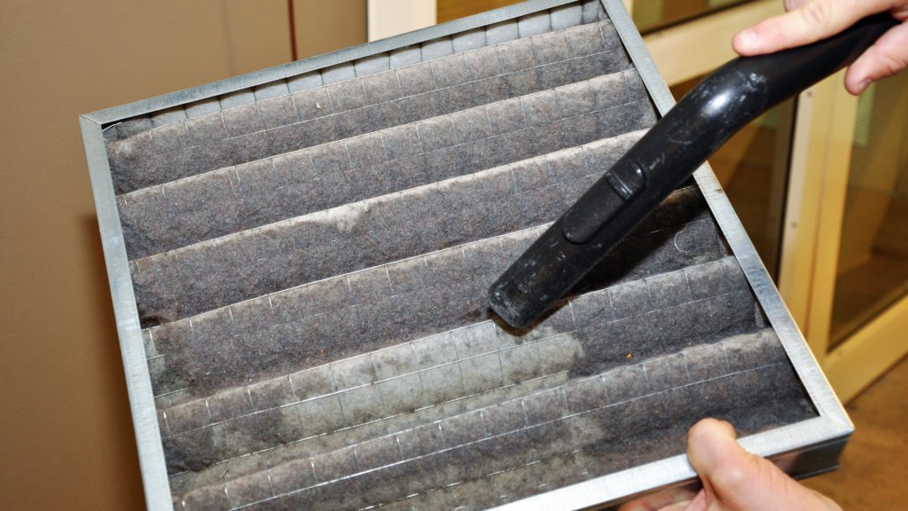 how to clean a disposable furnace filter