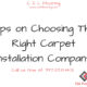 Tips on Choosing The Right Carpet Installation Company