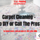 Carpet Cleaning – Go DIY or Call The Pros?