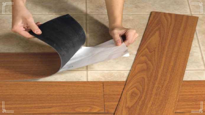 peel and stick vinyl flooring on plywood