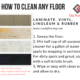 How to Clean Any Floor?