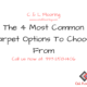 The 4 Most Common Carpet Options To Choose From